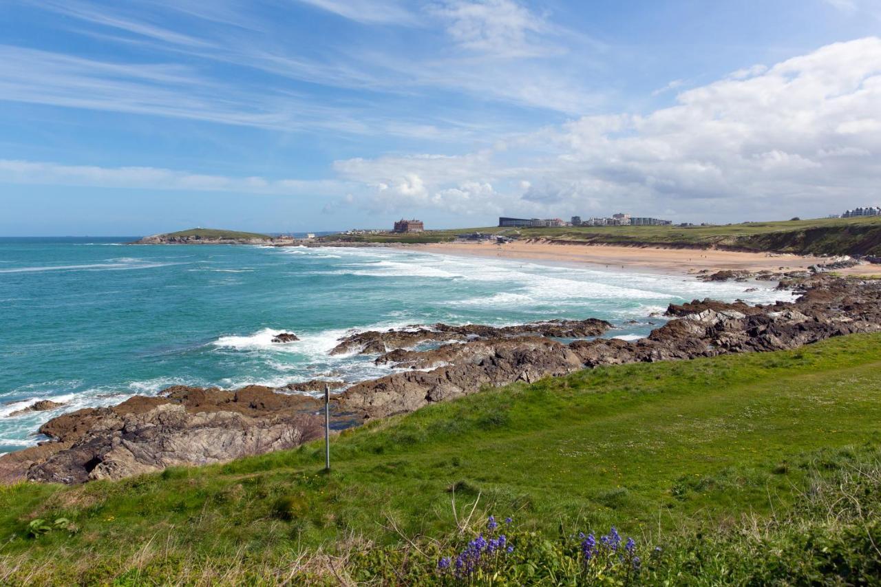 Fistral Beach Garden Apartment 3 Ньюки Экстерьер фото